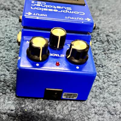 Boss CS-2 Compression Sustainer (Black Label) 1981 - 1989 - Blue image 4