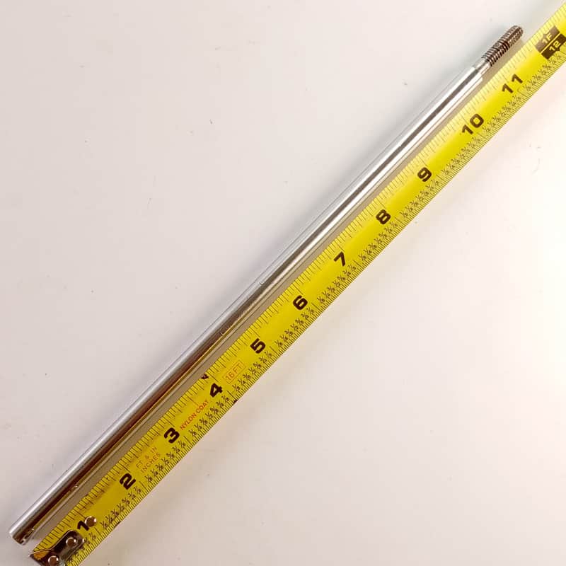 3/8x12" Straight Disappearing Spur/Cymbal Arm Rod Chrome Stand Part image 1