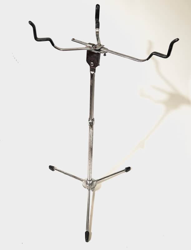 Premier Olympic Flat base snare stand 1960s - Chrome image 1