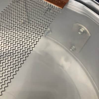 Slingerland - 5x14" No. 140, 10-Lug Aluminum Snare Drum with Rapid Strainer 1970s - Ribbed Aluminum. Engraved Hoops! image 16