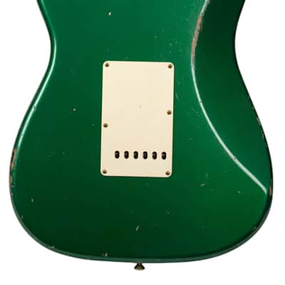 New Fender Custom Shop Todd Krause Masterbuilt '63 Stratocaster Journeyman Faded Sherwood Green Metallic w/Josephina Hand Wound Pickups #R140215 image 4