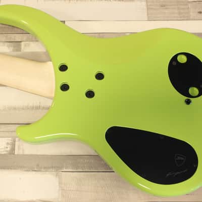 Dingwall Custom Shop Afterburner II Natural Ziricote X-Top Ferrari Green Back image 12