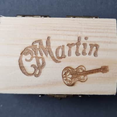 6 CHEVILLES guitare épingle OS opaque bovin Boite Bois 2 - MARTIN CUSTOM image 3