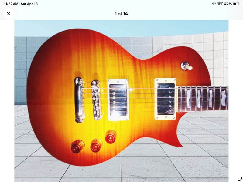 ⚠️ 2012 ESP LTD EC-1000T Deluxe in Trans Sunburst! Near Mint! image 1