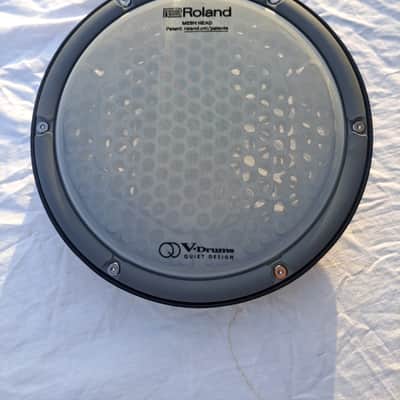 ROLAND PDQ8 8 INCH QUIET DESIGN ELECTRONIC V DRUM Snare Tom Accessory PAD EXCELLENT! 1 of 3 image 1