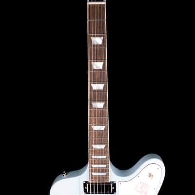 Epiphone 1963 Firebird V Frost Blue with Case - Demo image 8