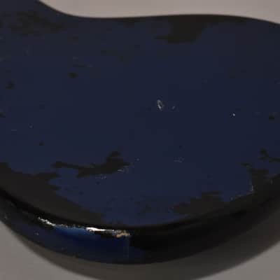 1970s Univox Hi-Flier Phase II Bass Metallic Blue Refin MIJ w/Gig Bag image 12