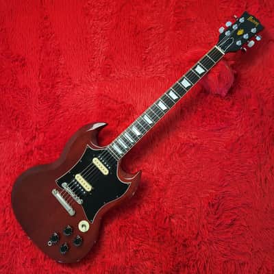 Super Rare 1982 Burny SG-75 AY Angus Young from AC/DC Artist Model - SG Standard - Cherry Red - Made in Japan by Kasuga (Navigator & Heerby) MIJ image 2