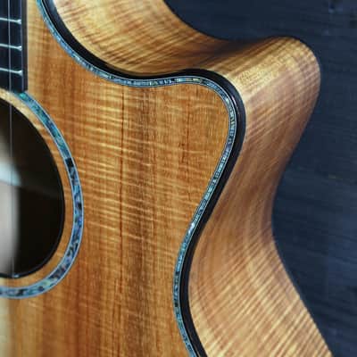 Taylor Custom Grand Auditorium – Premium Hawaiian Koa / Performance Adi X-Bracing / Tobias Music Exclusive image 11