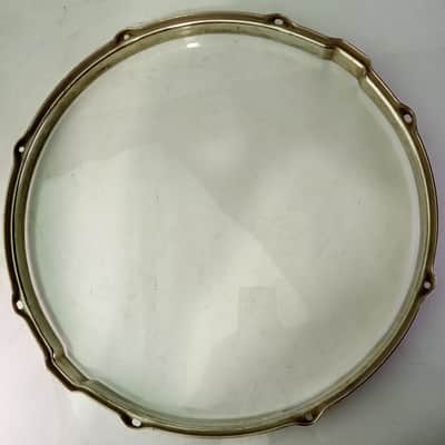 Leedy 15"Broadway Stick-Chopper Nickel-Brass NOB Snare Drum Resonant Rim/Hoop20s image 6