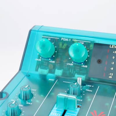 Vestax PMC-005A MKⅡ Blue Translucent Rare DJ Mixer Equipment Mk2