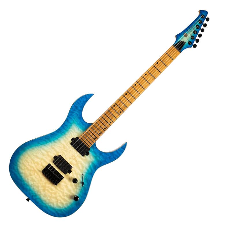 Spira S-500 QAB 500 Series Double Cutaway Mahogany Quilted Maple Top Canadian Roasted Maple Neck 6-String Electric Guitar image 1