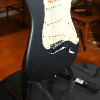 2012 Fender American Standard Stratocaster – Charcoal Frost Metallic (7.3 lbs) w/ CS Pickups & TSA OHSC image 7