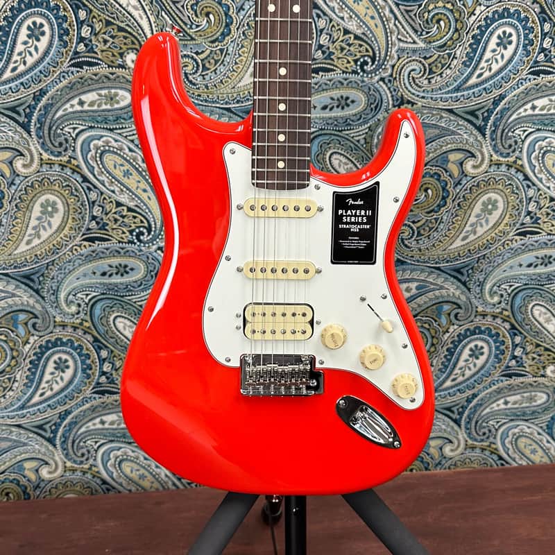 Fender Player Series II Stratocaster HSS Coral Red image 1