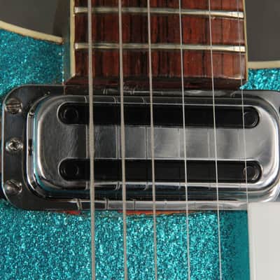 Rickenbacker 625 Refinished over Fireglo 1963 Turquoise Sparkle Bild 6