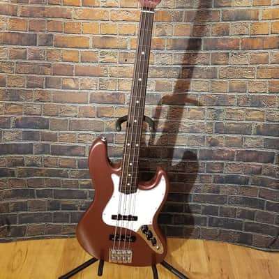 D. Lakin Joe Osborn Greg Rzab Custom 4-String Fretless Bass Burgundy Mist image 1