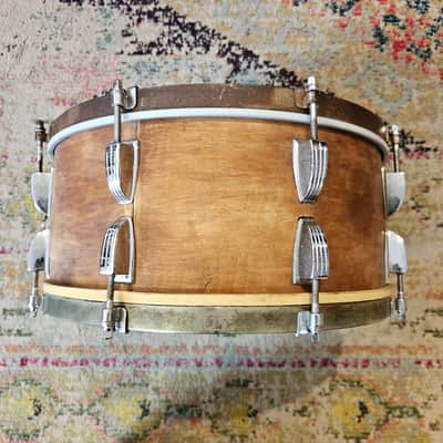 Ludwig 14x6.5" 3-ply Snare Drum - Keystone Badge - Nickel P83 Throw-Off image 6