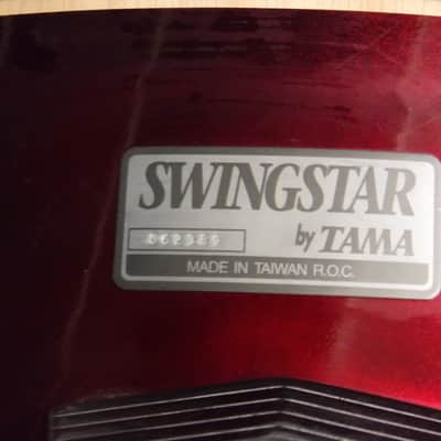 22" - TAMA SWINGSTAR 80's - Red. Now with Hoops and Heads. Claws and T-rods. image 5