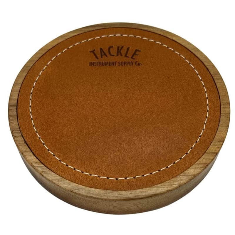 Tackle Coffee Table Practice Pad 6" Wood/Leather image 1