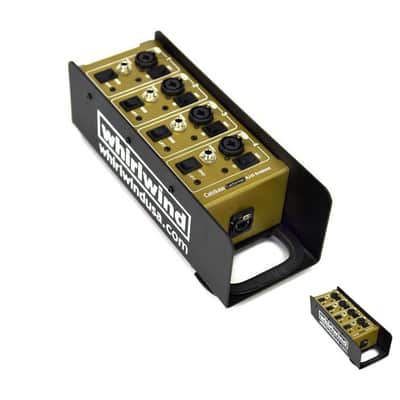 Whirlwind Catformer 4 channel RJ45 Combo Box XLR/DI to Neutrik Ethercon Catdusa - New image 1