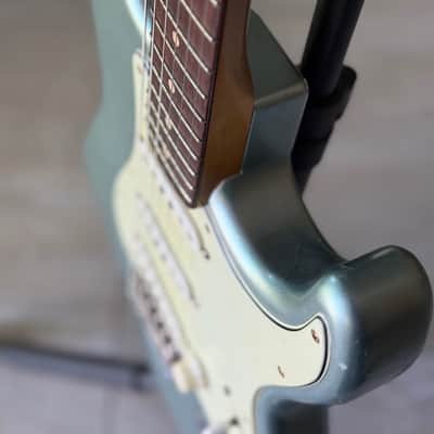 Mario Martin Model S Strat Guitar (Brazilian Rosewood Fretboard) 2023 - Firemist Silver Relic image 7