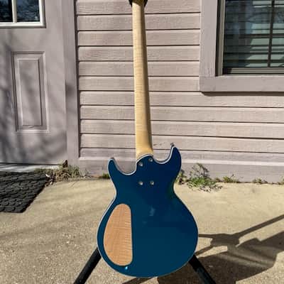 JLC Guitars Anaheim Bass - Natural, Aquamarine Metallic image 15