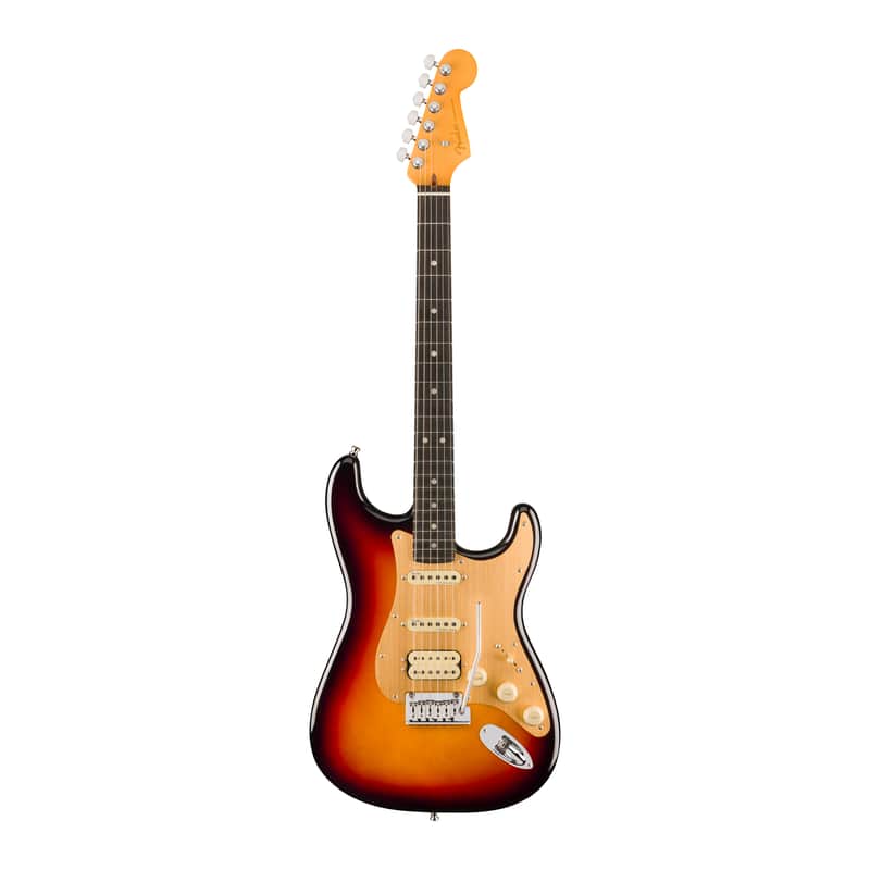 Fender American Ultra II Stratocaster HSS Ebony Neck Ultraburst w/Case image 1