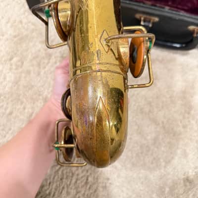 Vintage 1923 Buescher True Tone Alto Saxophone Low Pitch Elkhart-Ind. image 16