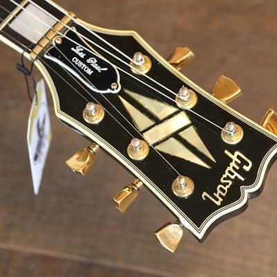 1976 Gibson Les Paul Custom 3-Pickup Black Beauty Electric Guitar Black Ebony + HSC image 11
