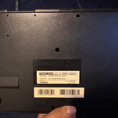 TASCAM Porta 02 mkII Ministudio 4-Track Cassette Recorder 2000s - Black image 4