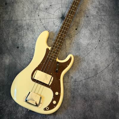 Fender American Original '60s Precision Bass with Rosewood Fretboard 2018 - 2019 - Olympic White image 11