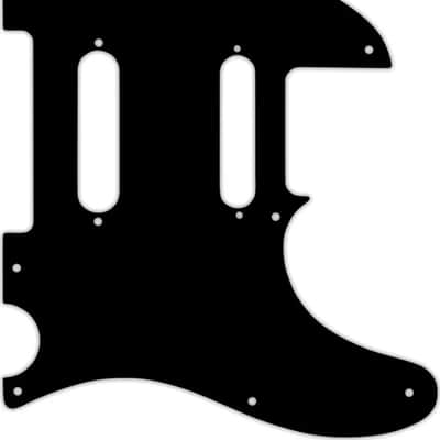 WD Custom Pickguard For Fender Deluxe Nashville Telecaster #03 Black/White/Black