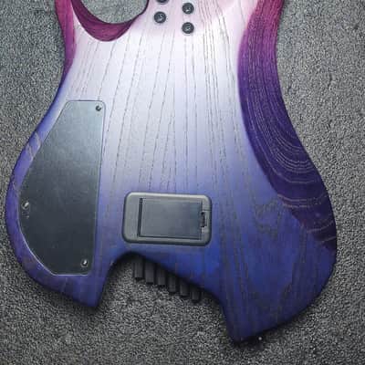 Legator Ghost G6FP 6-String Headless Multiscale Electric Guitar (Iris Fade) image 4