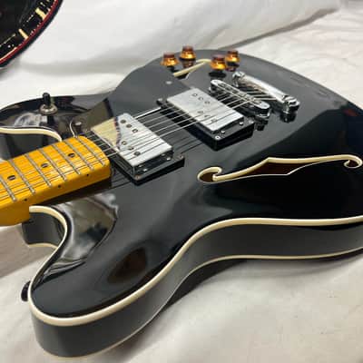 Fender Starcaster Semi-Hollow Body Electric Guitar - Black image 20