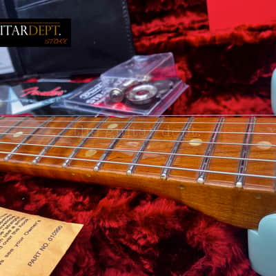 ♚SUBLIME♚FENDER Custom Shop CUSTOM Stratocaster♚TRANS SURF GREEN♚AAA ROASTED♚£5199 image 7