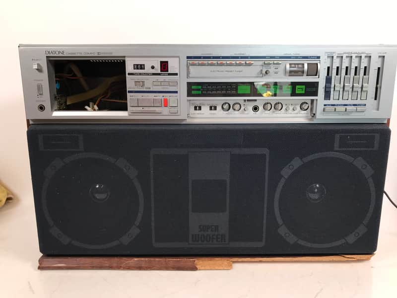 Diatone Y-500 Vintage Rare Boombox Ghettoblaster Cassette Recorder image 1
