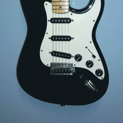 1994 Fender Stratocaster MIM 'Squier Series' Black Logo image 1
