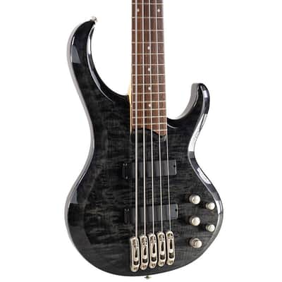 Ibanez BTB405QM Transparent Black Quilt image 2