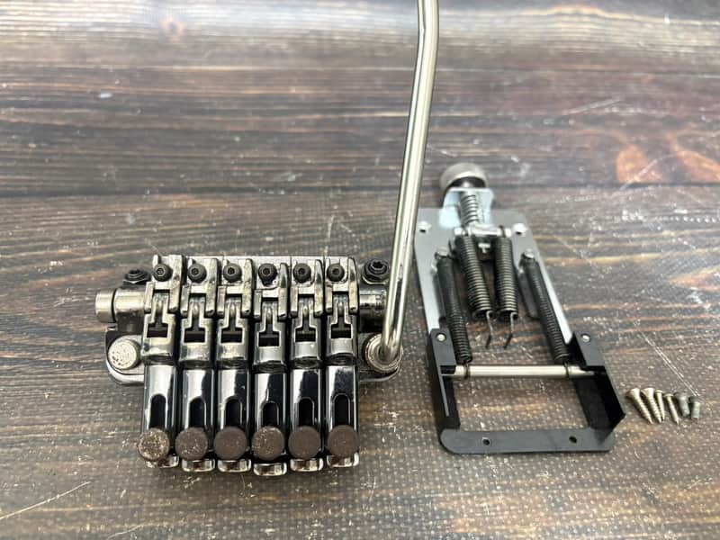 Ibanez ZR Tremolo Bridge Cosmo Black with ZPS2 Stabilizer Zero Point System image 1