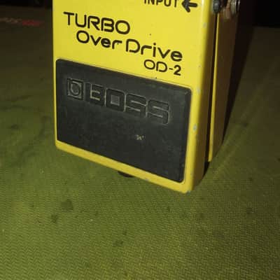 1989 BOSS  OD-2 Turbo Overdrive Yellow image 1