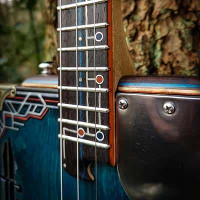 The Kingfisher - High Bird custom cigar box guitar image 14