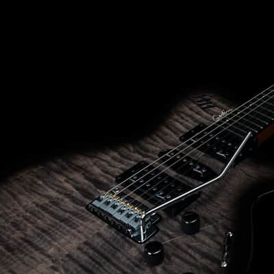 Godin 025503 xtSA - Synth Access - 3 Voice  Trans Black Flame - Electric Guitar Made In Canada image 6