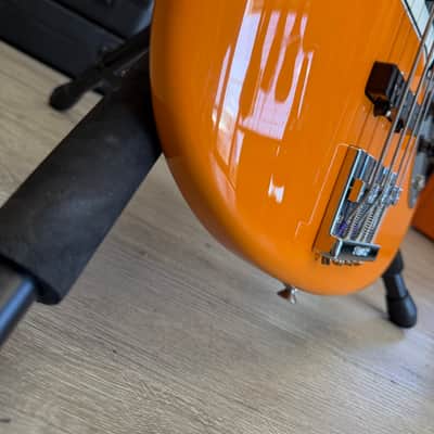 2017 Fender Player Jaguar Bass Capri Orange image 4