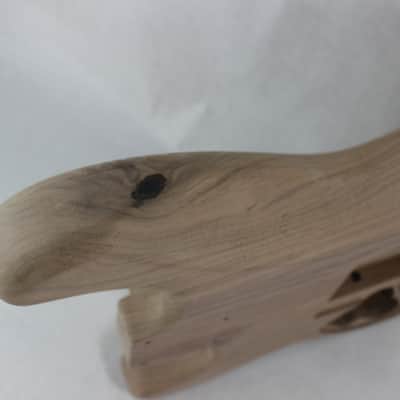 Unfinished Walnut HxS guitar body - fits Fender Strat Stratocaster neck Floyd Rose J1624 image 8