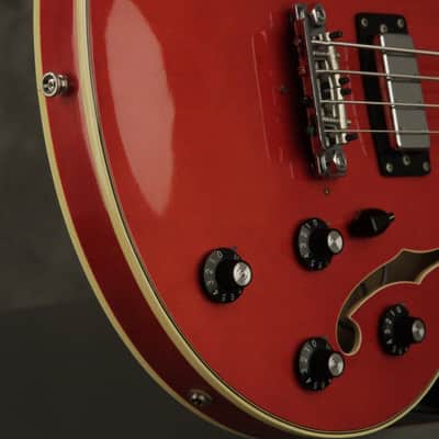 RARE 1975 Ibanez "lawsuit" era EB-2D copy HOLLOW BODY bass made in Japan image 14