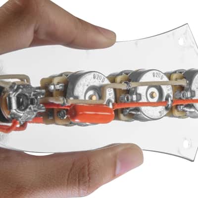 920D Custom JB-C Upgraded Pre-Wired Wiring Control Plate for J-Style Bass image 12