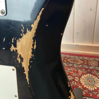 Fender Limited Edition Custom Shop 1967 HSS Strat Relic 2024 - Aged Black image 12