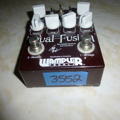 Wampler Dual Fusion Tom Quayle Signature Overdrive 2010s - Red Sparkle image 4