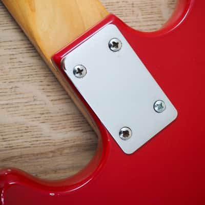 1966 Kalamazoo Bass KB-1 Vintage Short Scale Bass Guitar Cardinal Red EB-0 w/ohc image 16