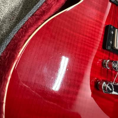 Guild Bluesbird (1997) - Bing Cherry #00207 with Original Hard Case image 12